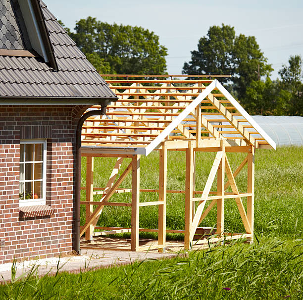 extension d'une maison de 60 m2 en bois